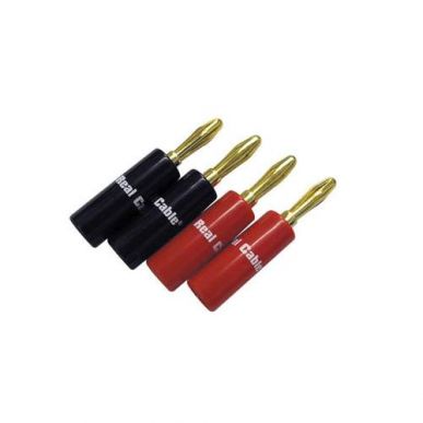 Разъемы Акустические Бананы Real Cable B6020-2C/4pcs